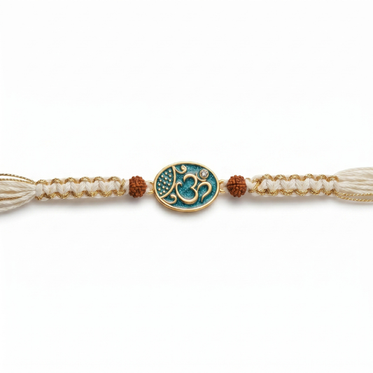 Om Rudraksha Rakhi