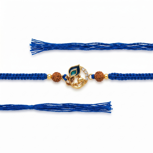 Peacock Aura Rakhi