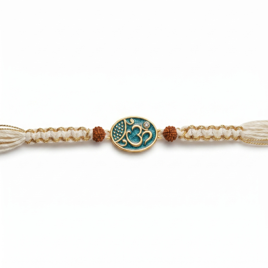 Om Rudraksha Rakhi