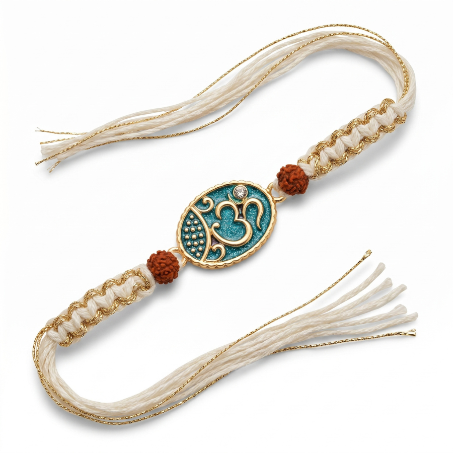 Om Rudraksha Rakhi