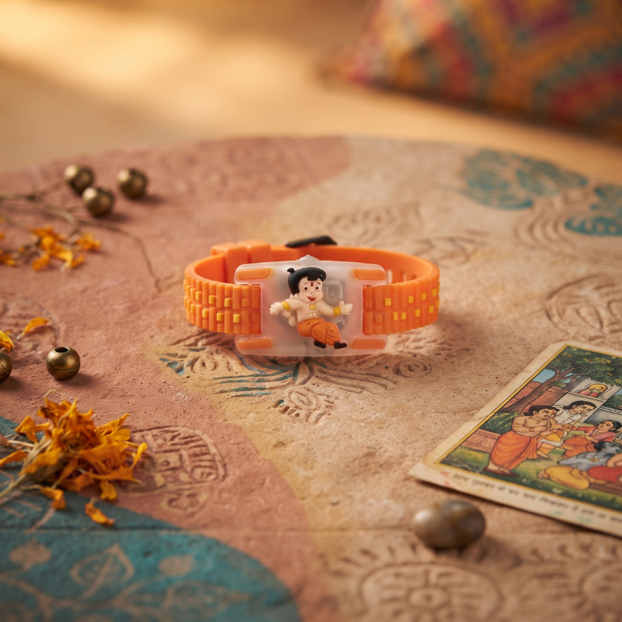 Chhota bheem Hero LED Kids Rakhi Band