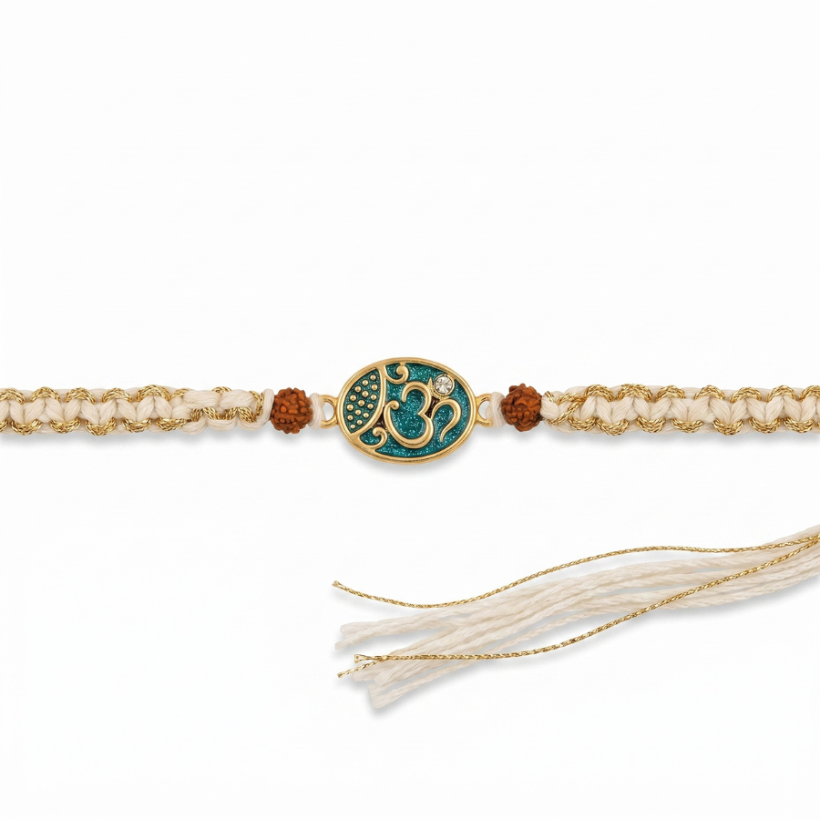 Om Rudraksha Rakhi