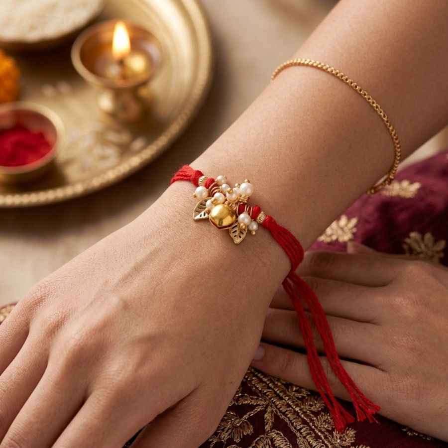 Pearl Bell Designer Rakhi