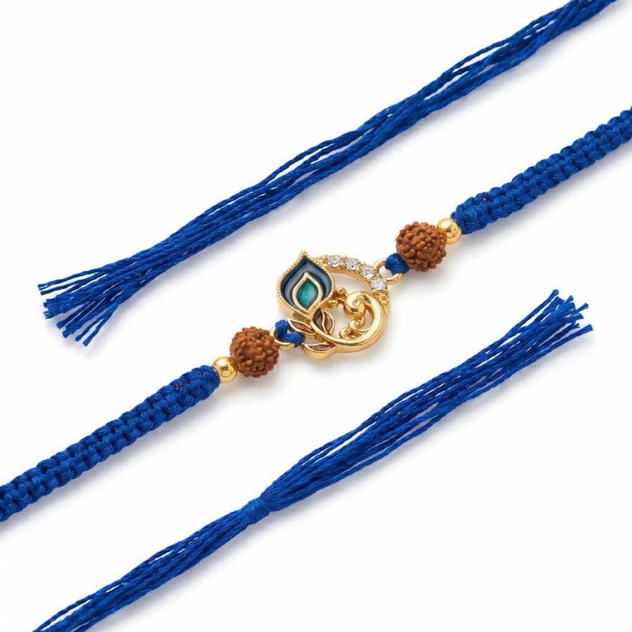 Peacock Aura Rakhi
