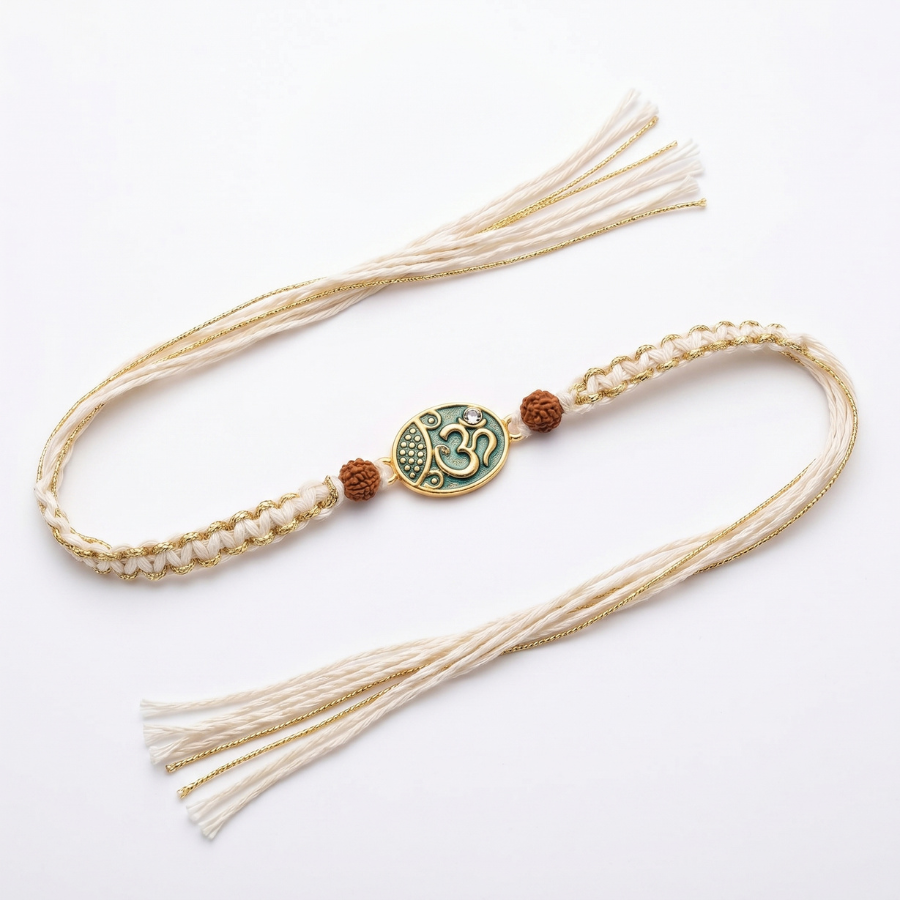 Om Rudraksha Rakhi