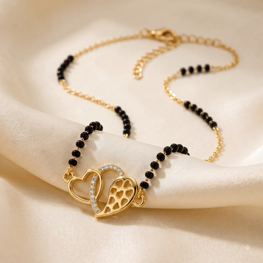 Preet Triveni Heart Mangalsutra