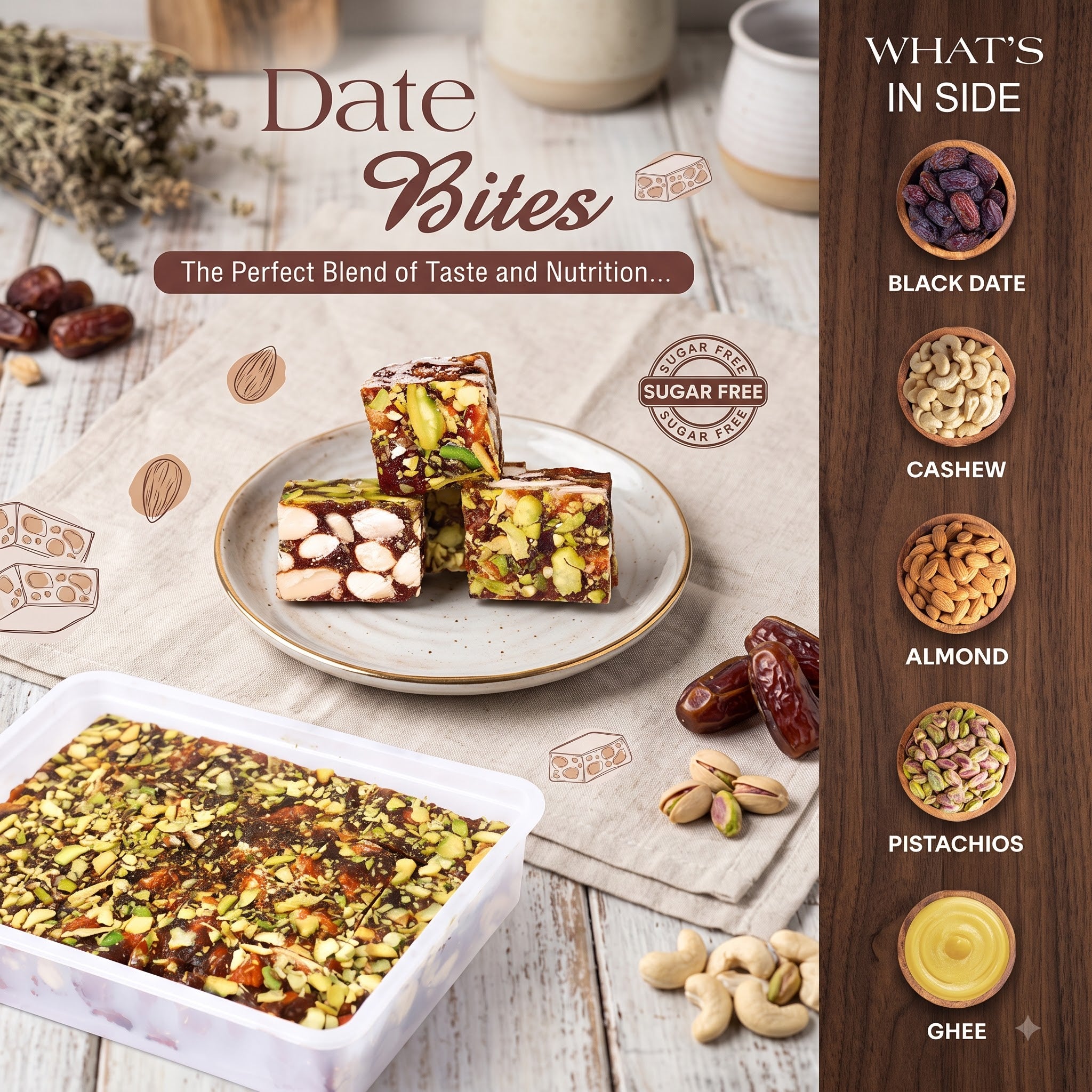 Dryfruit Punch Dates 250gm
